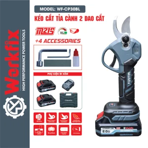 Kéo căt cành dùng pin